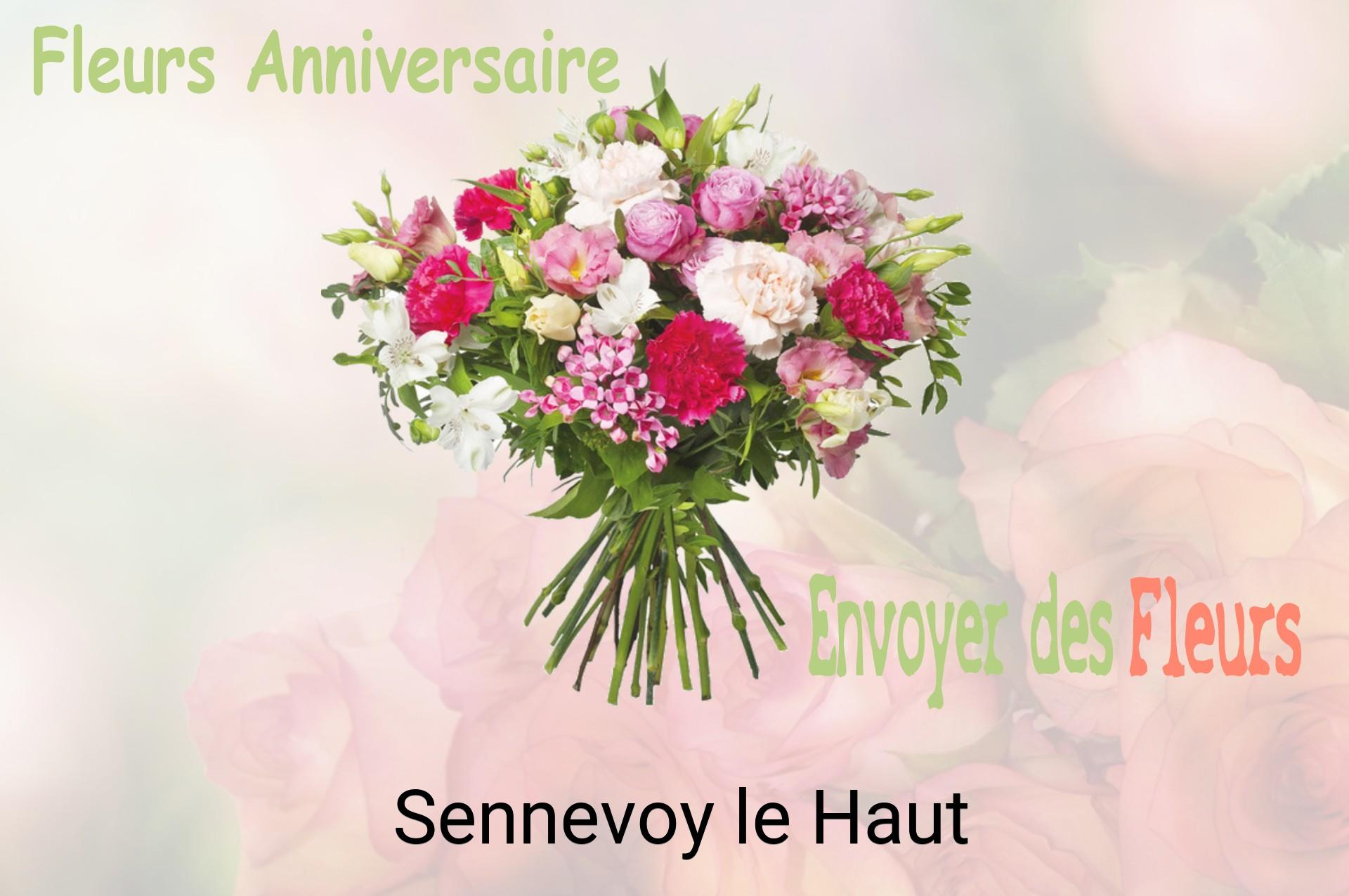 Bouquet de fleurs d’anniversaire livré à Sennevoy-le-Haut